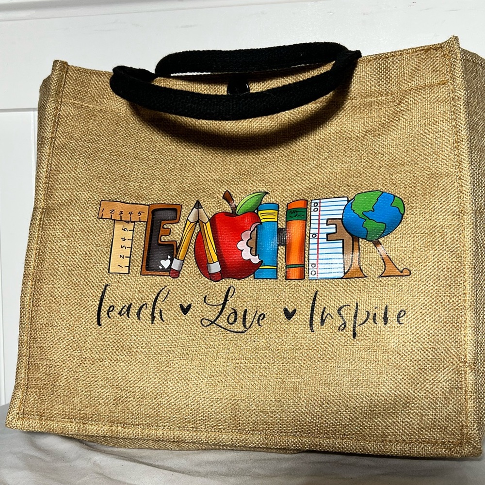 Teacher Themed Printed Bag Large